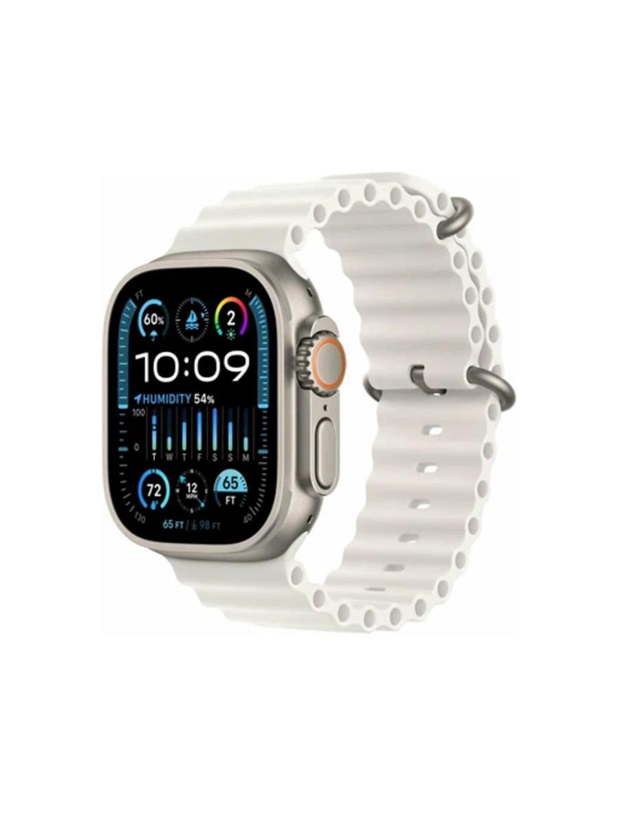 Умные часы Apple Watch Ultra 2 GPS + Cellular 49мм Titanium Case with White Ocean Band (One Size) купить на CrossVill