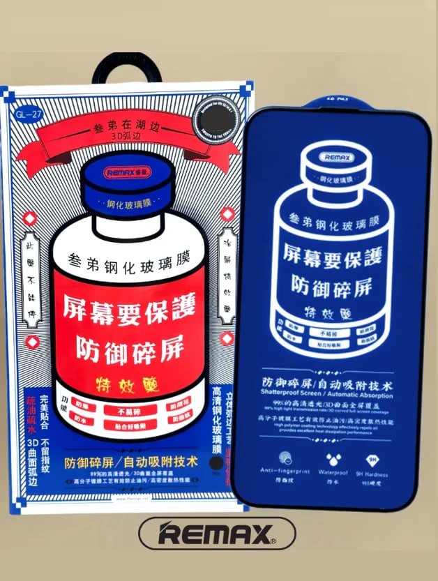 Защитное стекло Remax Medicine для Apple Iphone Iphone 16 Pro (полная проклейка) купить на CrossVill