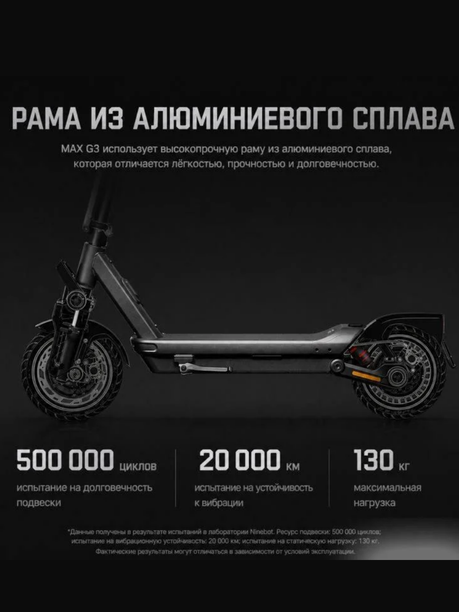 Электросамокат Ninebot Max G3 2026 12.8 Ah 850 W 