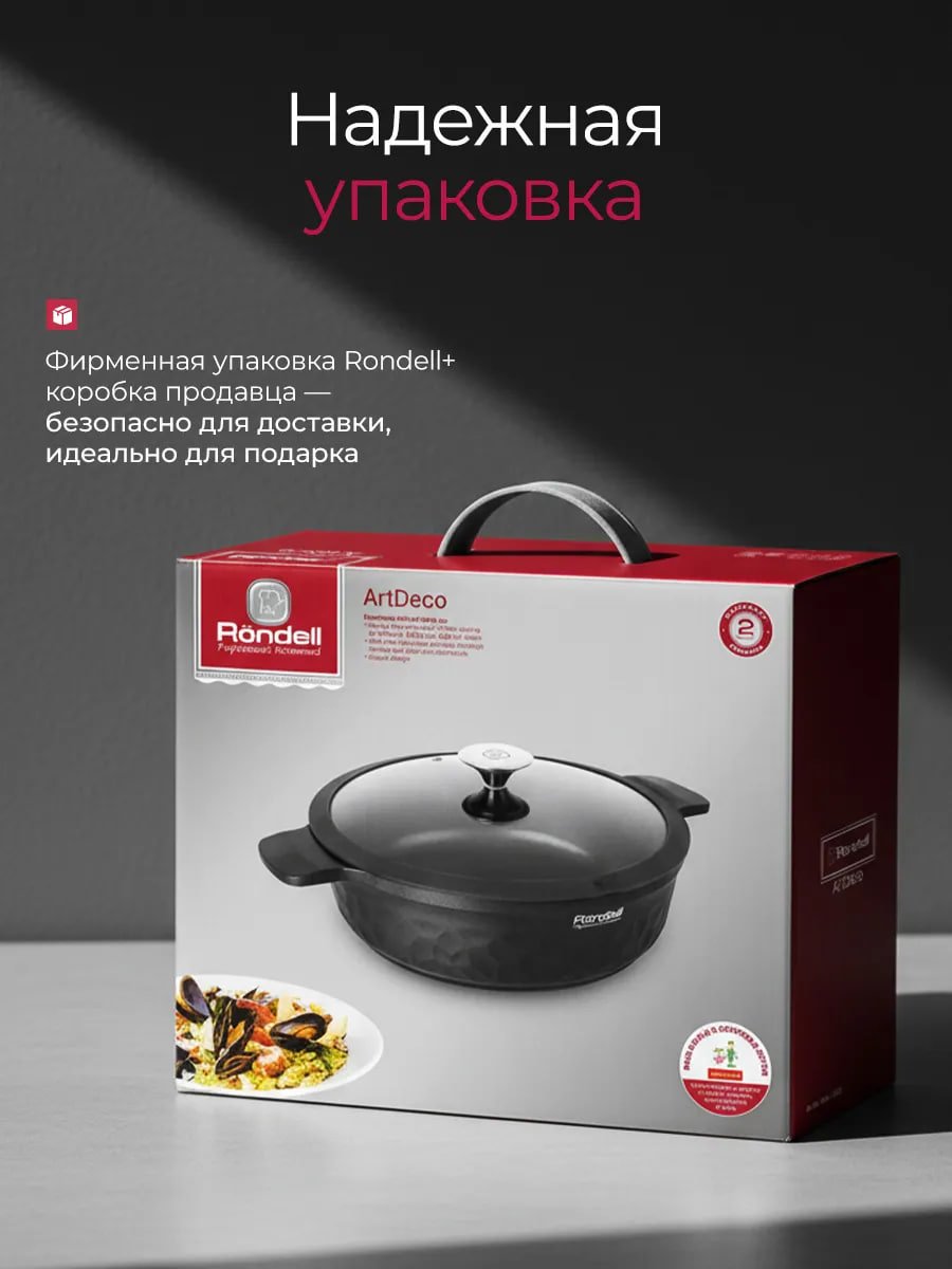 Сотейник с толстым дном и крышкой антипригарный купить на CrossVill