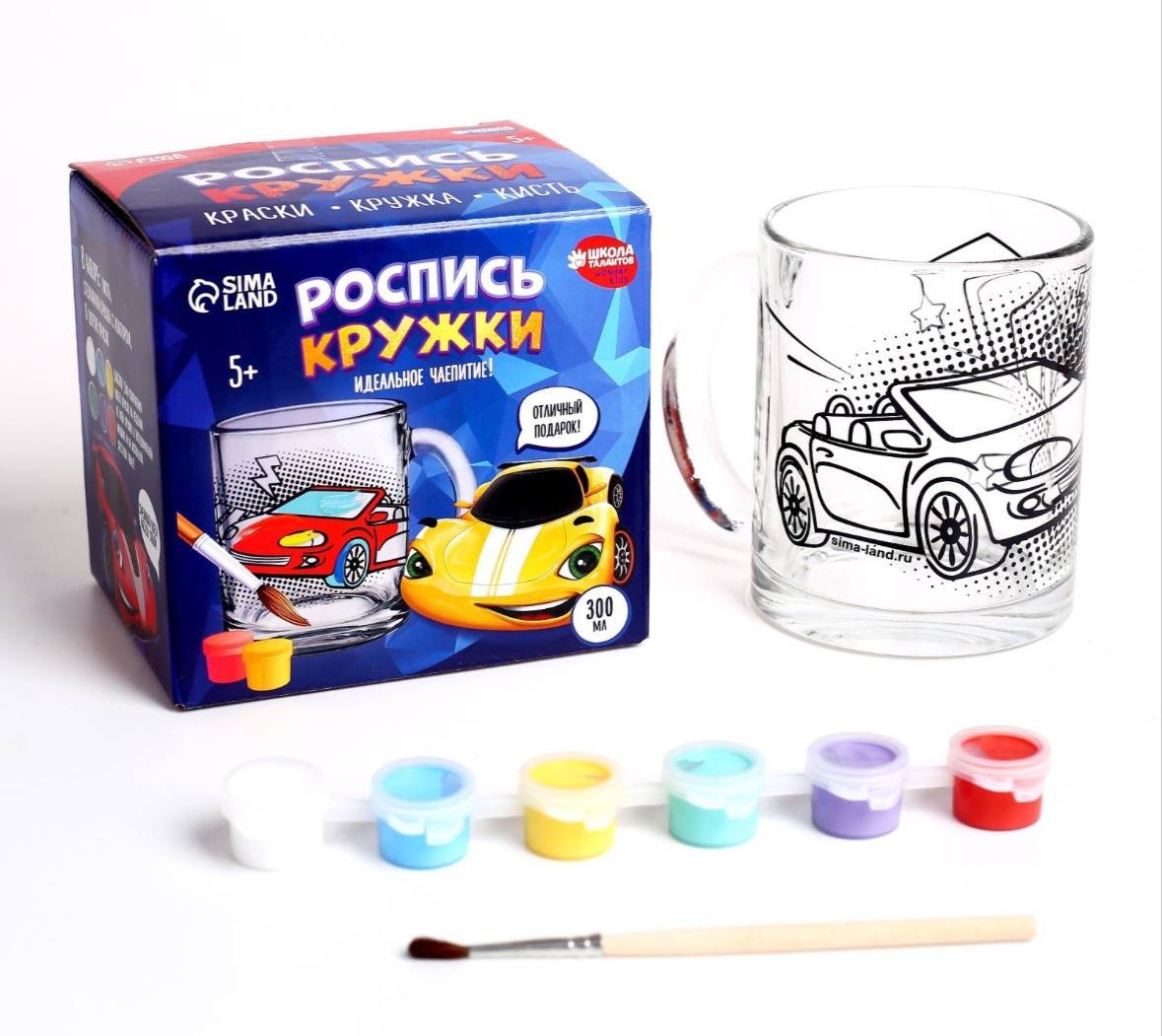 Набор для росписи кружки "Крутые Тачки" купить на Cross Vill
