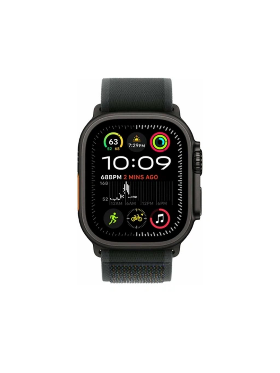 Умные часы Apple Watch Ultra 2 2024 GPS + Cellular 49mm Black Titanium Case with Black Trail Loop - M/L (MX4V3) купить на CrossVill