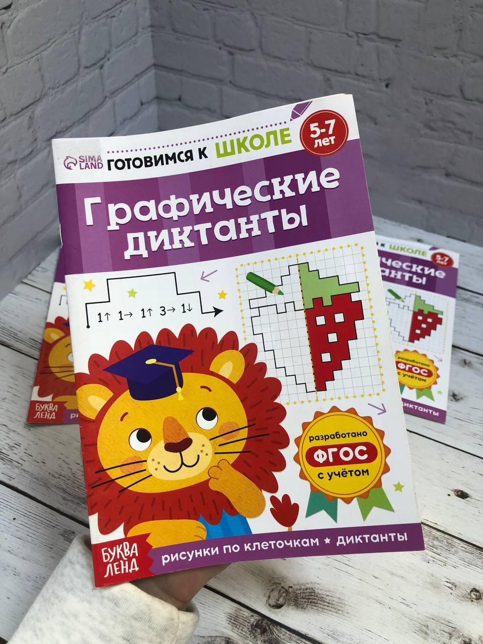 Рабочая тетрадь "Графические диктанты" купить на Cross Vill