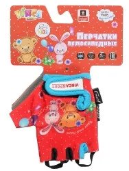 Велоперчатки детские Vinca sport VG 954 Вear and Hare