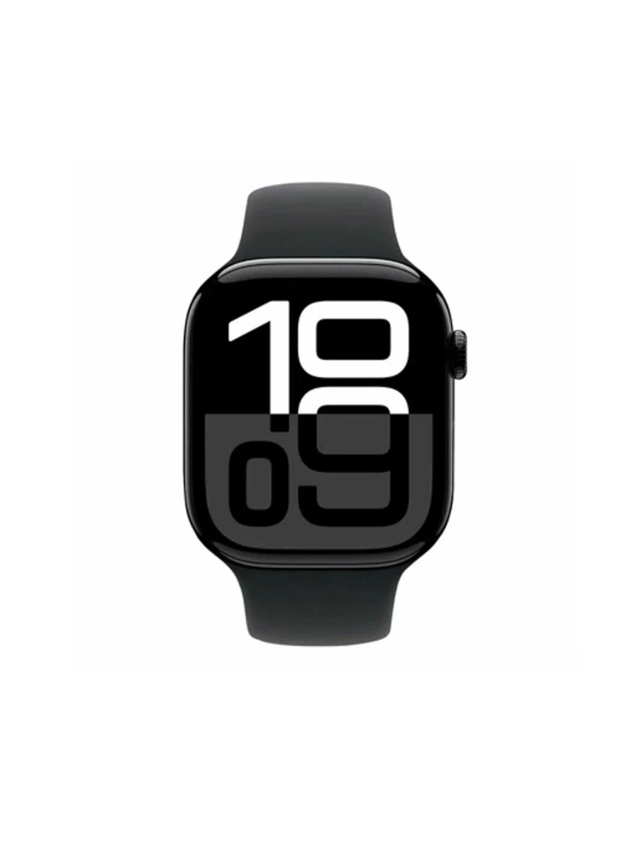 Умные часы Apple Watch Series 10 GPS 46mm Jet Black Aluminum Case with Black Sport Band - M/L (MWWQ3) купить на CrossVill