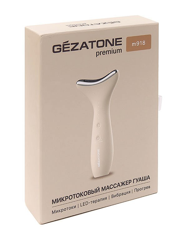  Прибор для ухода за кожей лица микротоки+LED Gezatone/Жезатон m918