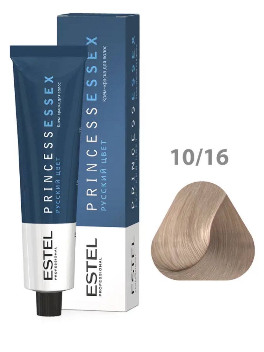 Крем-краска ESTEL PRINCESS ESSEX 10/16 светлый блондин пепельно-фиолетовый/полярный лед 60 мл + оксид 6% 60мл купить на CrossVill