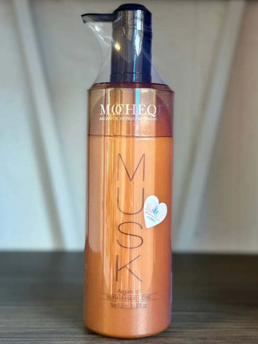 Шампунь Mocheqi реконструирующий с маслом арганы 738 мл купить на CrossVill, mocheqi musk, шампунь с маслом арганы, реконструирующий шампунь, профессиональный шампунь, мочеки, восстановление волос, argan oil repairing shampoo, repair hair core, уход за волосами, аргановый шампунь, купить шампунь, 738 мл, Mocheqi аргана, Mocheqi Professional 738, шампунь Мочеки с аргановым маслом, Mocheqi Argan Oil, шампунь Мачеки реконструирующий, Mocheqi для поврежденных волос 738 мл, аргановый шампунь Mocheqi, профессиональный шампунь с арганой, крем шампунь Мочеки восстанавливающий, Mocheqi Musk аргана, шампунь Мочеки 738, восстанавливающий шампунь с аргановым маслом