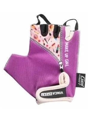 Велоперчатки детские Vinca sport VG 963 Make up girl