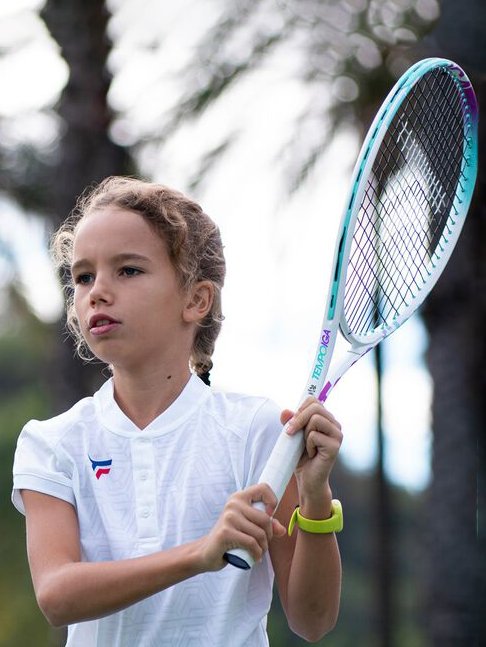 Детская теннисная ракетка Tecnifibre Tempo Iga 19, Tecnifibre Tempo 19; ракетка 166 г; теннисная ракетка для начинающих; ракетка Ига Свентек, купить ракетку для детей, ракетки для большого тенниса детские