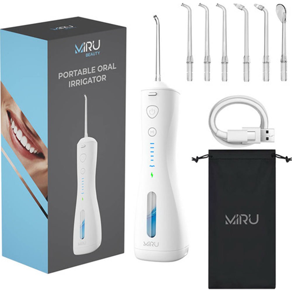 Портативный ирригатор для полости рта MIRU BIP-005, белый купить на CrossVill