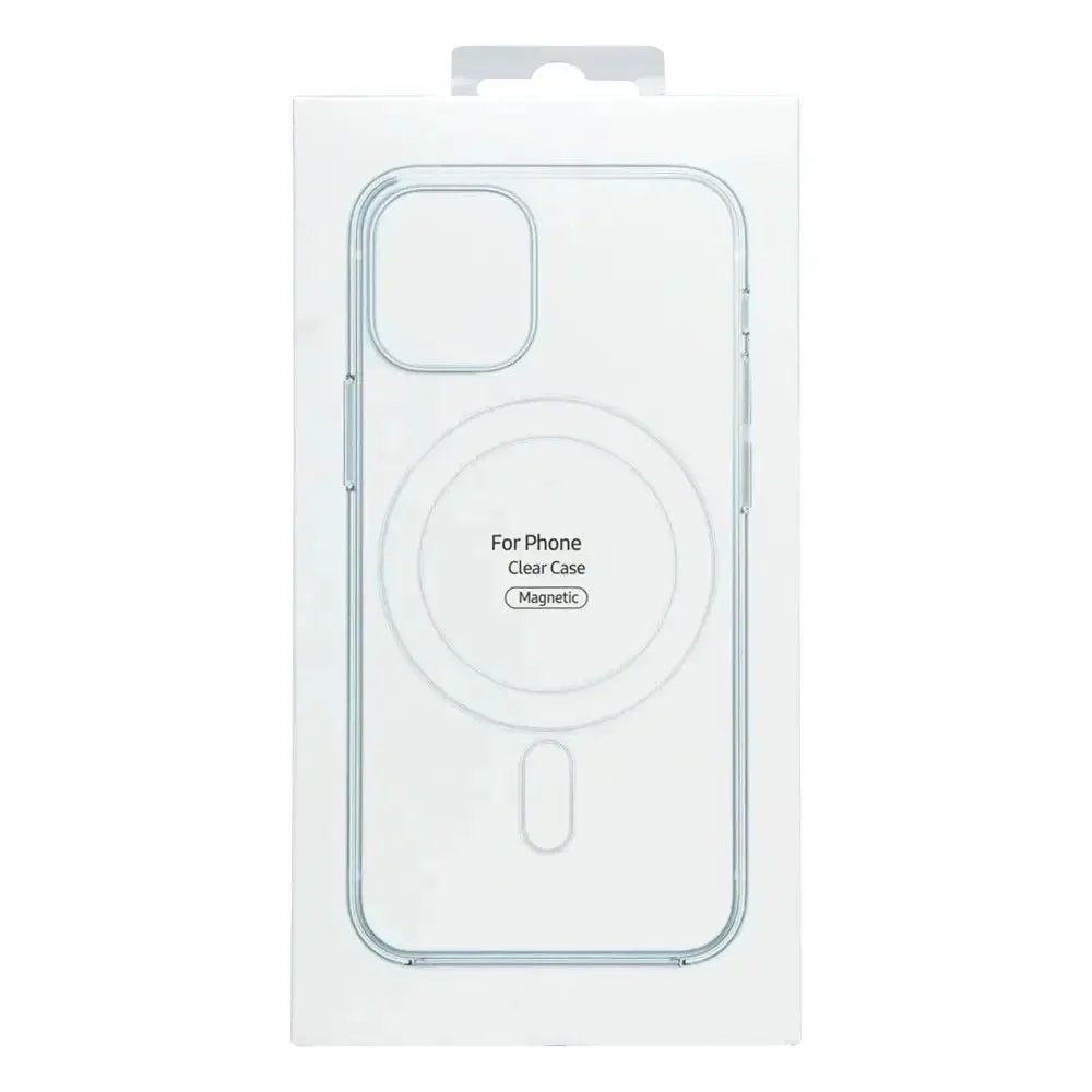  Чехол-накладка для Apple Iphone 16 (силикон+TPU) прозрачный Clear Case с MagSafe 