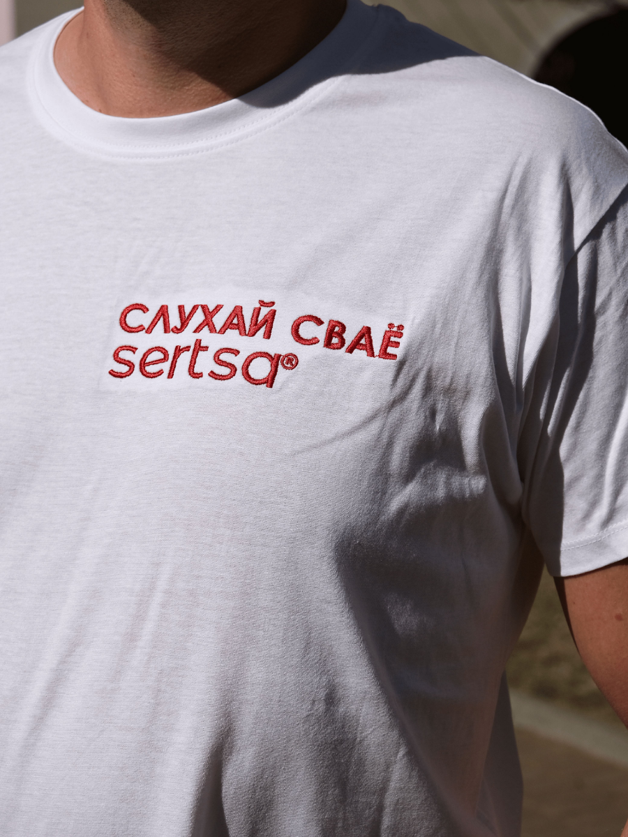  Майка с вышивкой sertsa®/СЭРЦА 