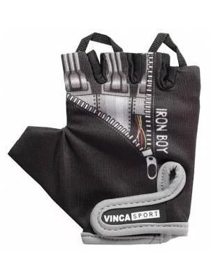 Велоперчатки детские Vinca sport VG 962 Iron boy