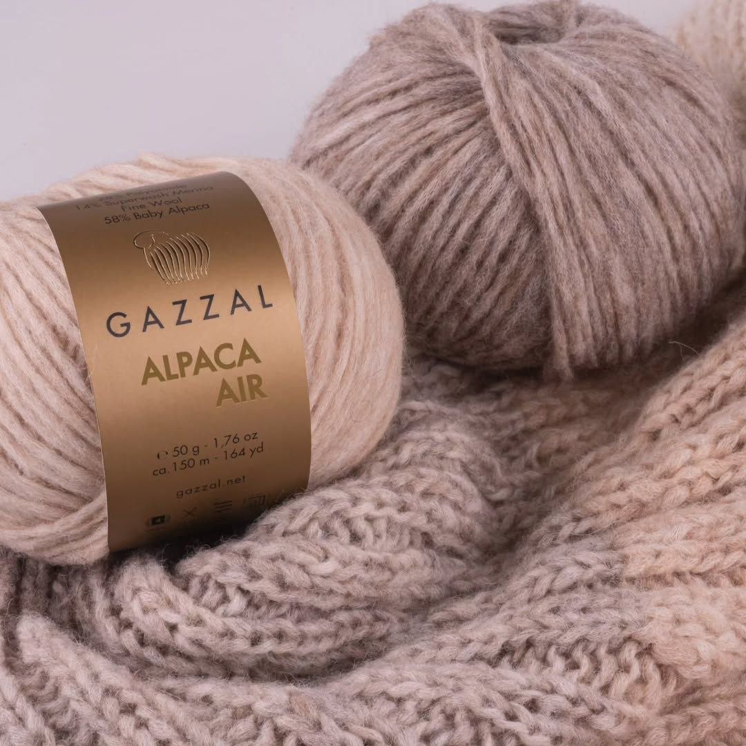Пряжа для ручного вязания Gazzal Alpaca Air (Газзал Альпака Эйр) 85- розовый