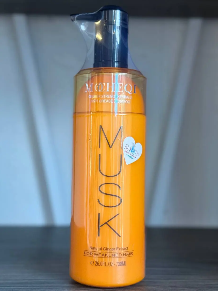 Шампунь с экстрактом имбиря Mocheqi для повреждённых 738 мл, mocheqi musk, шампунь с имбирем, шампунь для поврежденных волос, профессиональный шампунь, мочеки, укрепляющий шампунь, natural ginger extract, super strengthening, уход за волосами, имбирный шампунь, купить шампунь, 738 мл, Mocheqi имбирь, Mocheqi Musk шампунь 738, шампунь Мочеки с имбирем, Mocheqi Ginger, шампунь Мачеки имбирный, Mocheqi Professional 738 мл, имбирный шампунь для поврежденных волос, крем шампунь Mocheqi, профессиональный шампунь с имбирем, Mocheqi восстанавливающий, шампунь Мочеки Муск 738, имбирный шампунь от выпадения