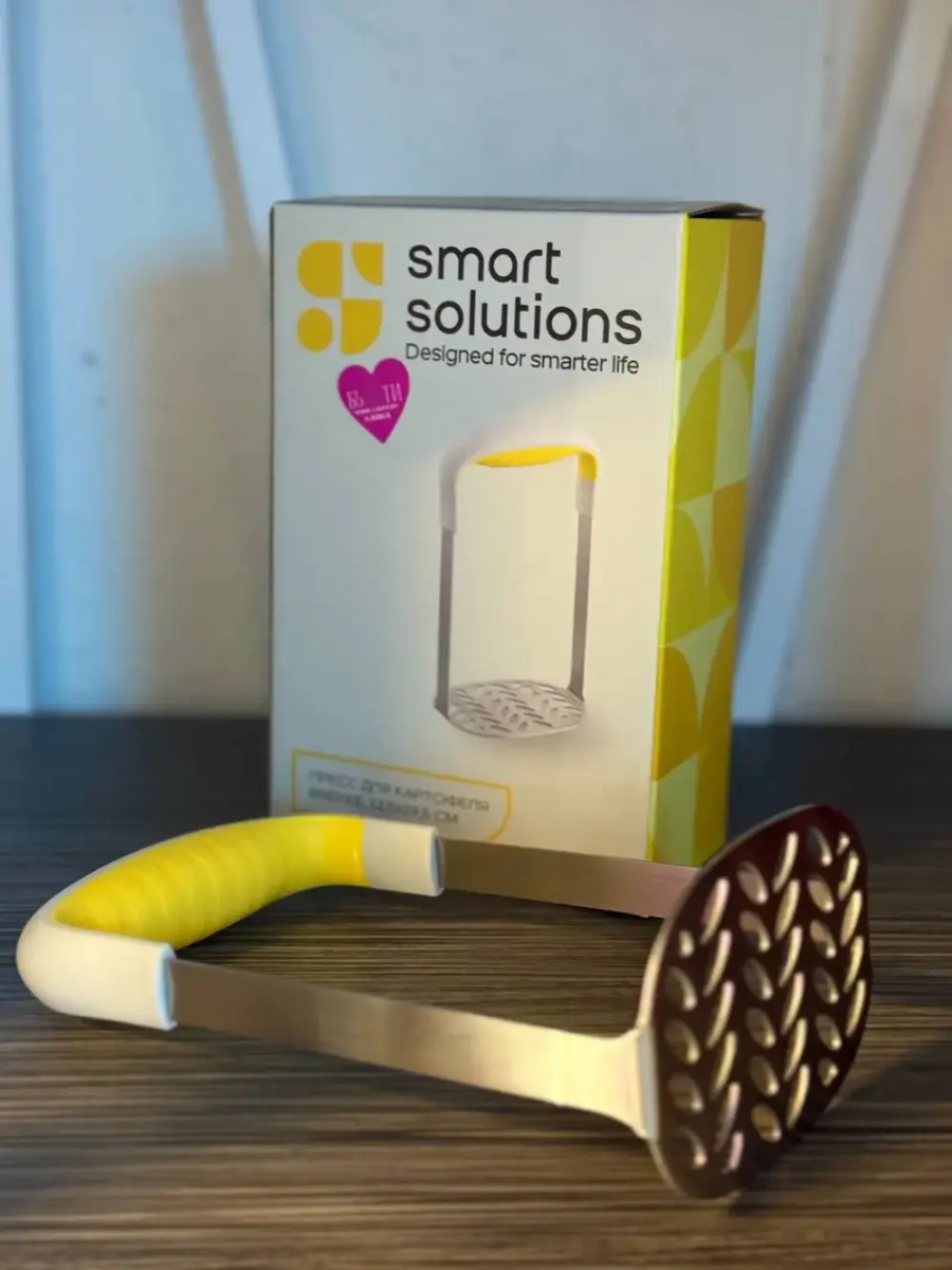 	Пресс для картофеля Smart Solutions Brekke, 12,5х19,5 см купить на CrossVill