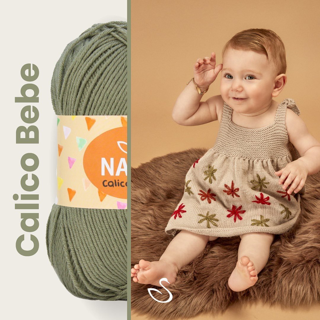 Пряжа Nako Calico Bebe  (Калико Беби Нако)13283 - розовый