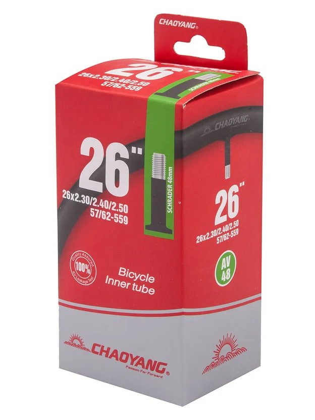 Велокамера STELS/CHAO YANG 26" x 2.30/2.50 с автовентилем 48 мм купить на crossvill