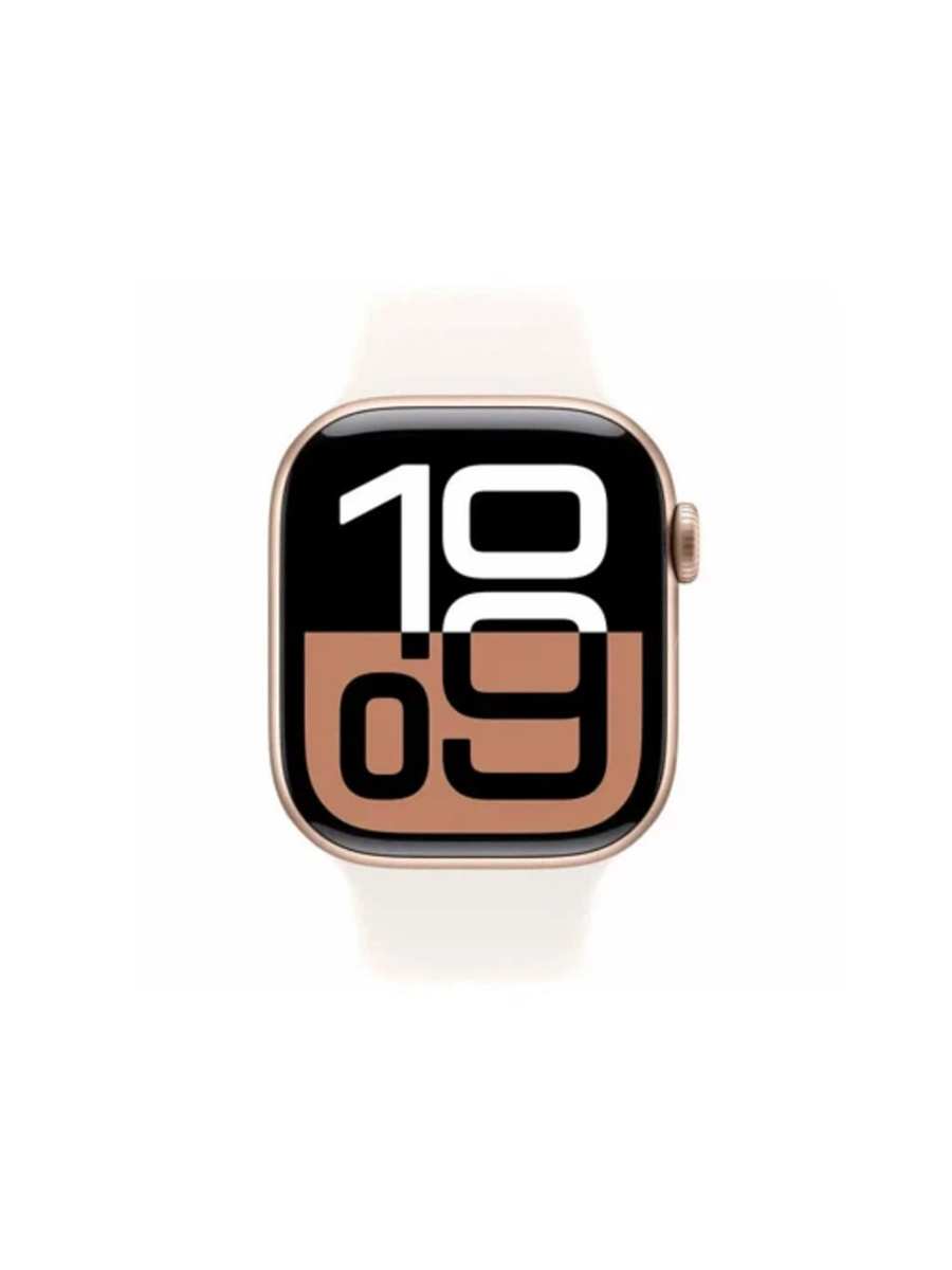 Умные часы Apple Watch Series 10 GPS 42mm Rose Gold Aluminum Case with Light Blush Sport Band - S/M (MWWH3)