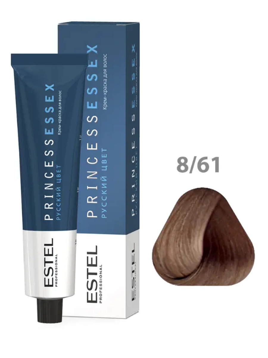 Крем-краска ESTEL PRINCESS ESSEX 8/61 светло-русый фиолетово-пепельный 60 мл + оксид 6% 60мл купить на CrossVill