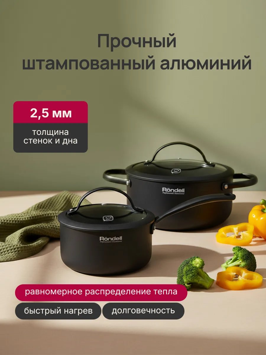 Набор посуды для приготовления пищи кастрюли и сковороды купить на CrossVill