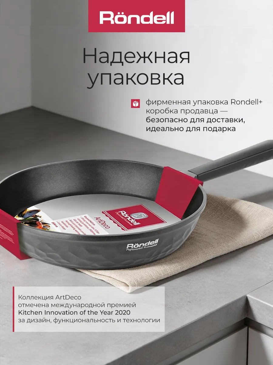 Сковорода 24 см антипригарным покрытием для всех плит купить на CrossVill