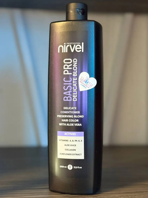 Кондиционер для сохранения цвета волос блонд Nirvel Professional Delicate Blond 1000 мл