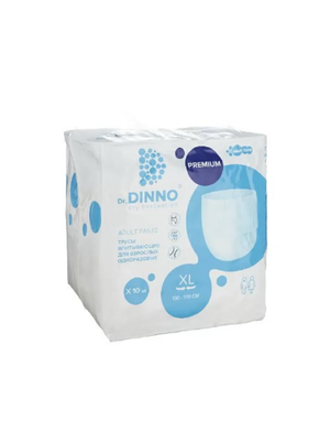 Впитывающие трусы для взрослых Dr.Dinno Premium XL, 10 шт