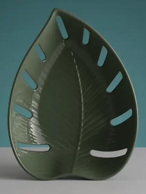 Блюдо для фруктов Mason Cash In The Forest Leaf зеленое 19х6х26 см