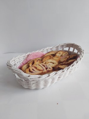 Корзина плетеная ажурная для подачи на стол