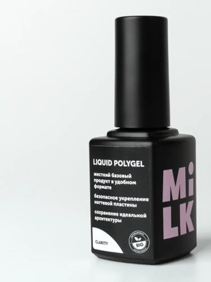 Полигель MILK Жидкий Liquid Polygel Milk №01 Clarity, 15 мл