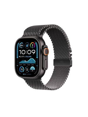 Умные часы Apple Watch Ultra 2 (2024) LTE 49 мм черный титановый корпус/черный ремешок миланская петля – M (MX5U3)