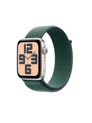 Умные часы Apple Watch SE 2 (2024) GPS 44mm Starlight Aluminium Case with Lake Green Sport Loop - (MXEW3)