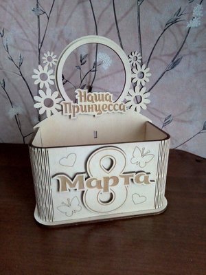 Карандашница 8 марта