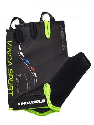 Велоперчатки Vinca sport VG 934 black national