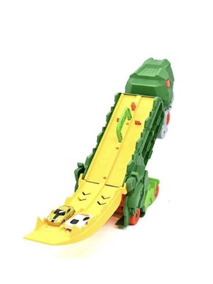  Автотрек Динозавр-трансформер T-Rex с двумя машинками купить на crossvill