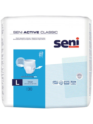 Впитывающие трусы для взрослых Seni Active Classic Large, 30 шт.