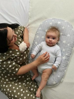 Сменный чехол на матрас кокон для новорожденного BAZARNA купить на CrossVill