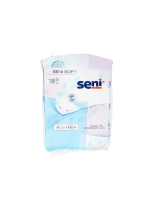 Гигиенические пеленки впитывающие Seni Soft 90 х 60 см, 5 шт