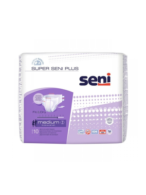 Подгузники для взрослых Super Seni Plus Medium, 10 шт