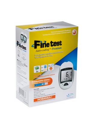 Глюкометр Finetest Файнтест Auto-coding Premium с тест-полосками 50 шт и ланцетами 25 шт купить на Кроссвилл