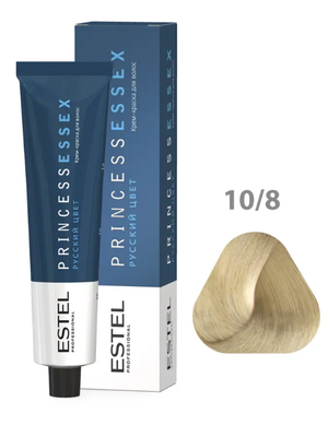 Крем-краска ESTEL PRINCESS ESSEX 10/8 светлый блондин жемчужный/жемчужный лед 60 мл + оксид 6% 60мл