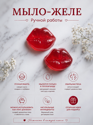 Мыло-желе "Губы мини"