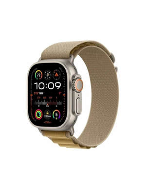 Умные часы Apple Watch Ultra 2 2024 GPS + Cellular 49mm Natural Titanium Case with Tan Alpine Loop - M (MX4F3)