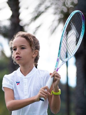 Детская теннисная ракетка Tecnifibre Tempo Iga 19, Tecnifibre Tempo 19; ракетка 166 г; теннисная ракетка для начинающих; ракетка Ига Свентек, купить ракетку для детей, ракетки для большого тенниса детские