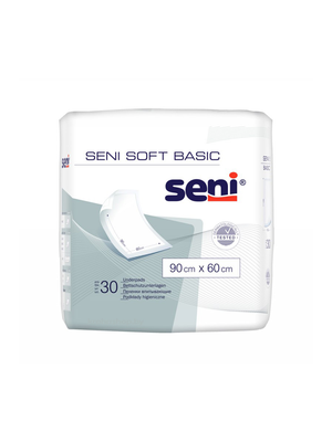 Пеленки впитывающие Seni Soft Basic 90 х 60 см, 30 шт