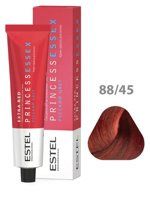 Крем-краска ESTEL PRINCESS ESSEX 88/45 Светло-русый медно-красный EXTRA RED 60 мл + оксид 6% 60мл