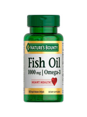 БАД Nature's Bounty Рыбий жир 1000 мг Омега-3 (капсулы массой 1517 мг)