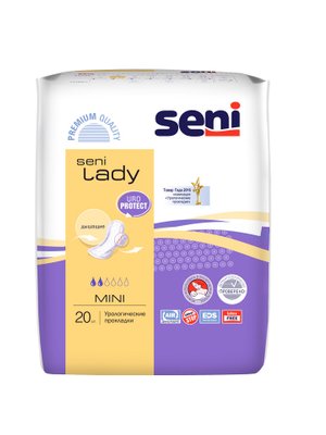 Прокладки урологические Seni Lady Mini Plus, 20 шт